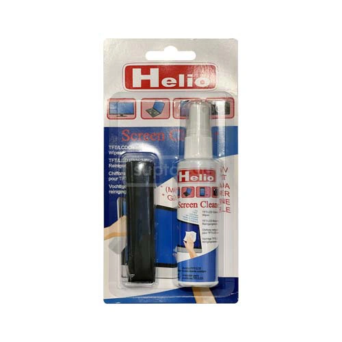 HELIO-ჰელიო მონიტორის საწმენდი სპრეი 60მლ + საპრიალებელი ტილო